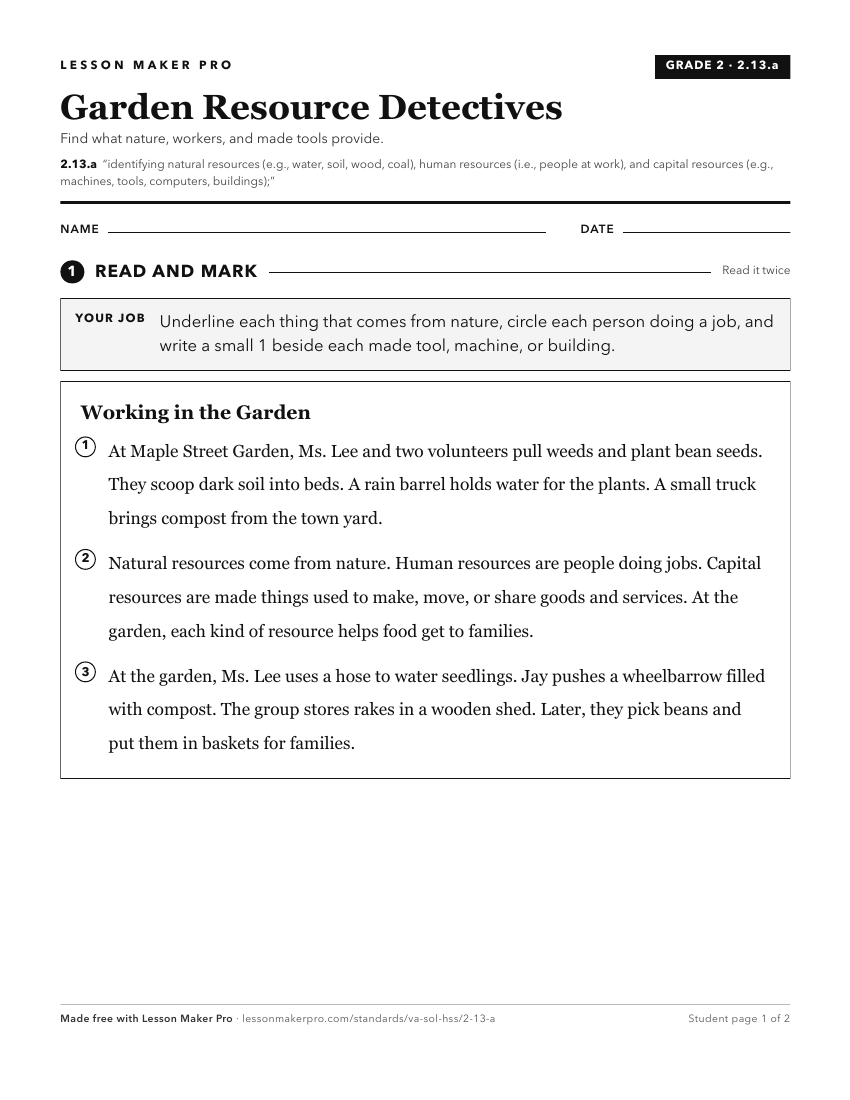 Preview of the 2.13.a printable worksheet