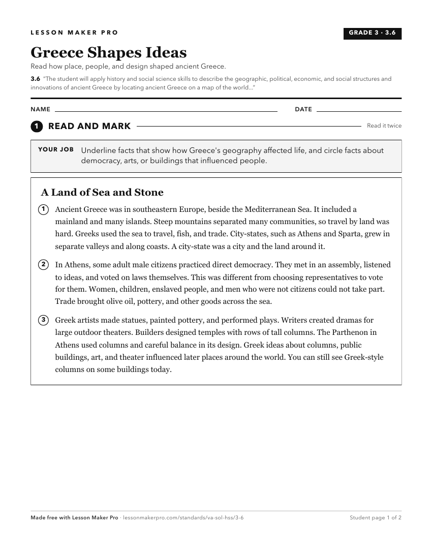 Preview of the 3.6 printable worksheet