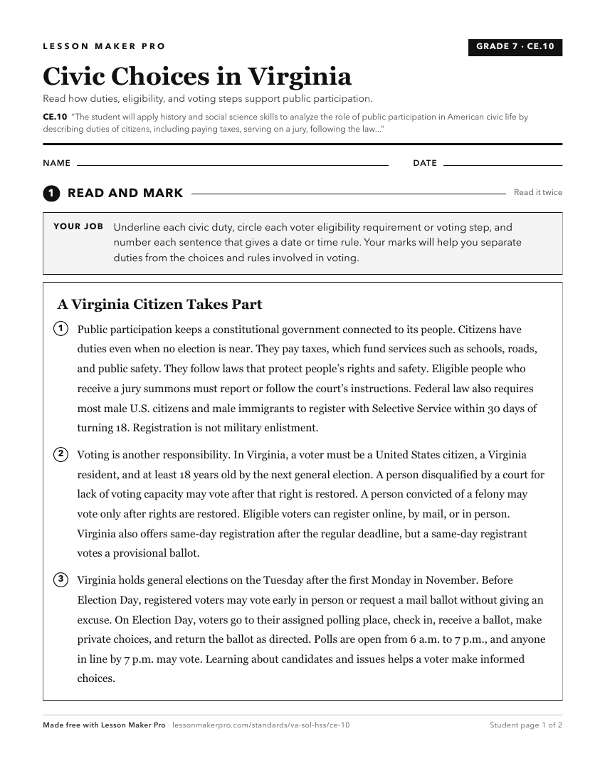 Preview of the CE.10 printable worksheet
