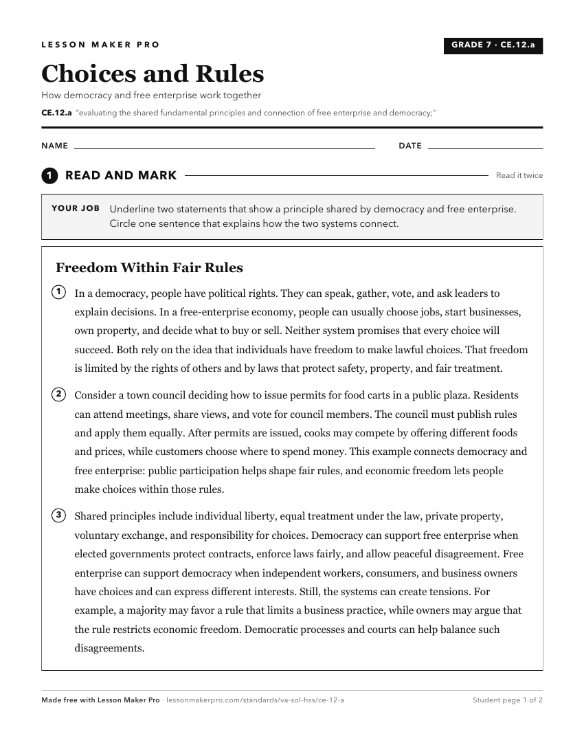 Preview of the CE.12.a printable worksheet