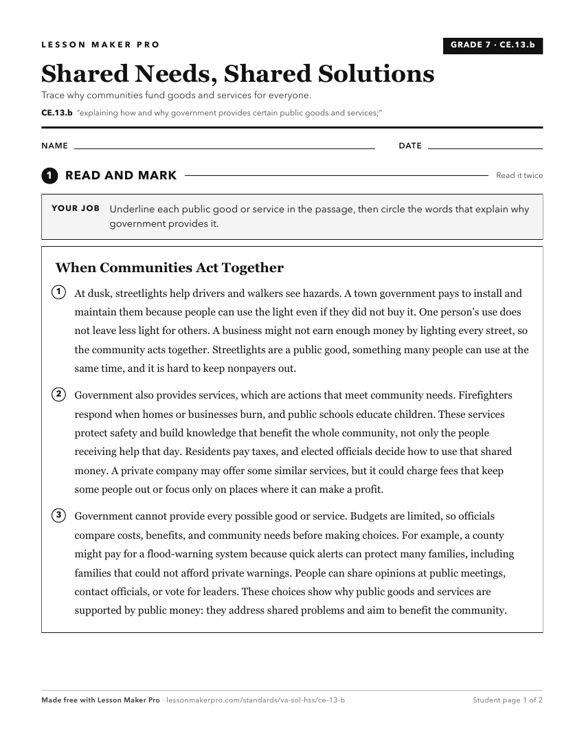 Preview of the CE.13.b printable worksheet