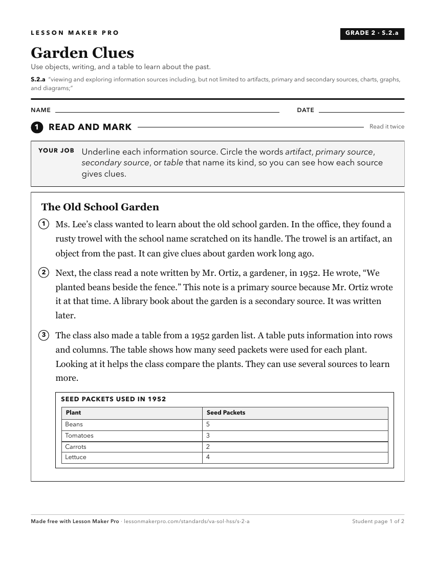 Preview of the S.2.a printable worksheet