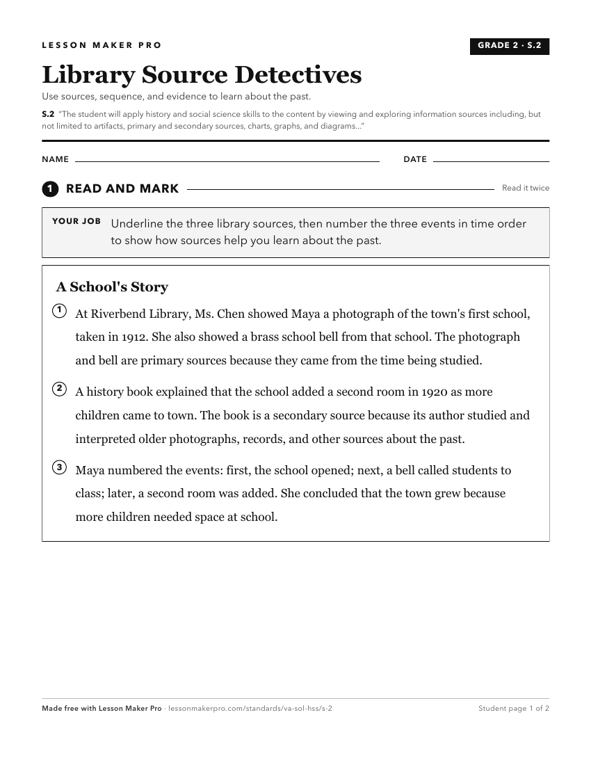 Preview of the S.2 printable worksheet