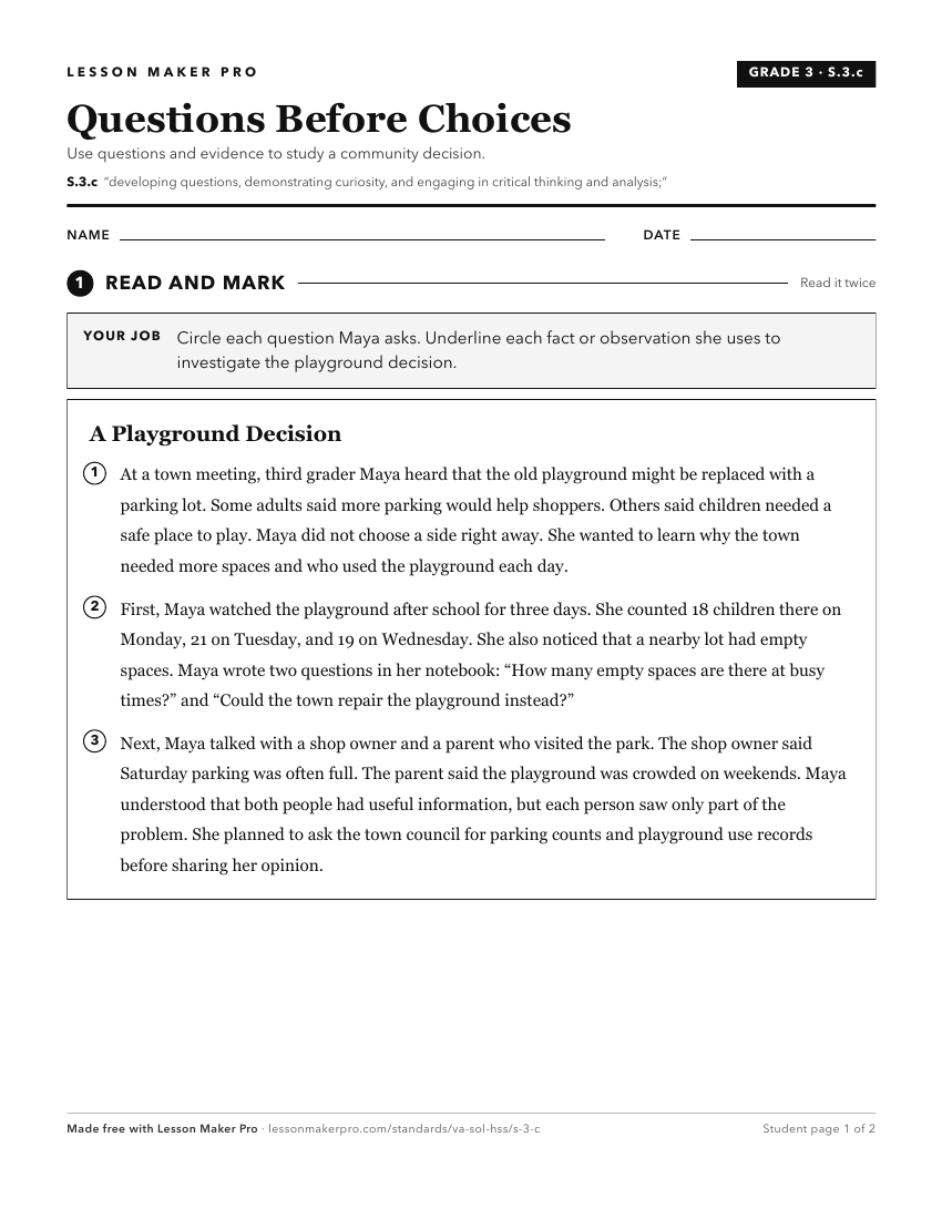 Preview of the S.3.c printable worksheet