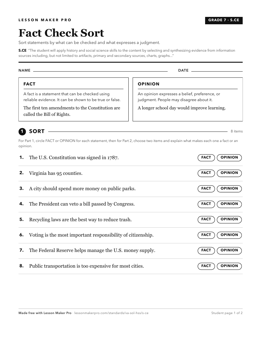 Preview of the S.CE printable worksheet