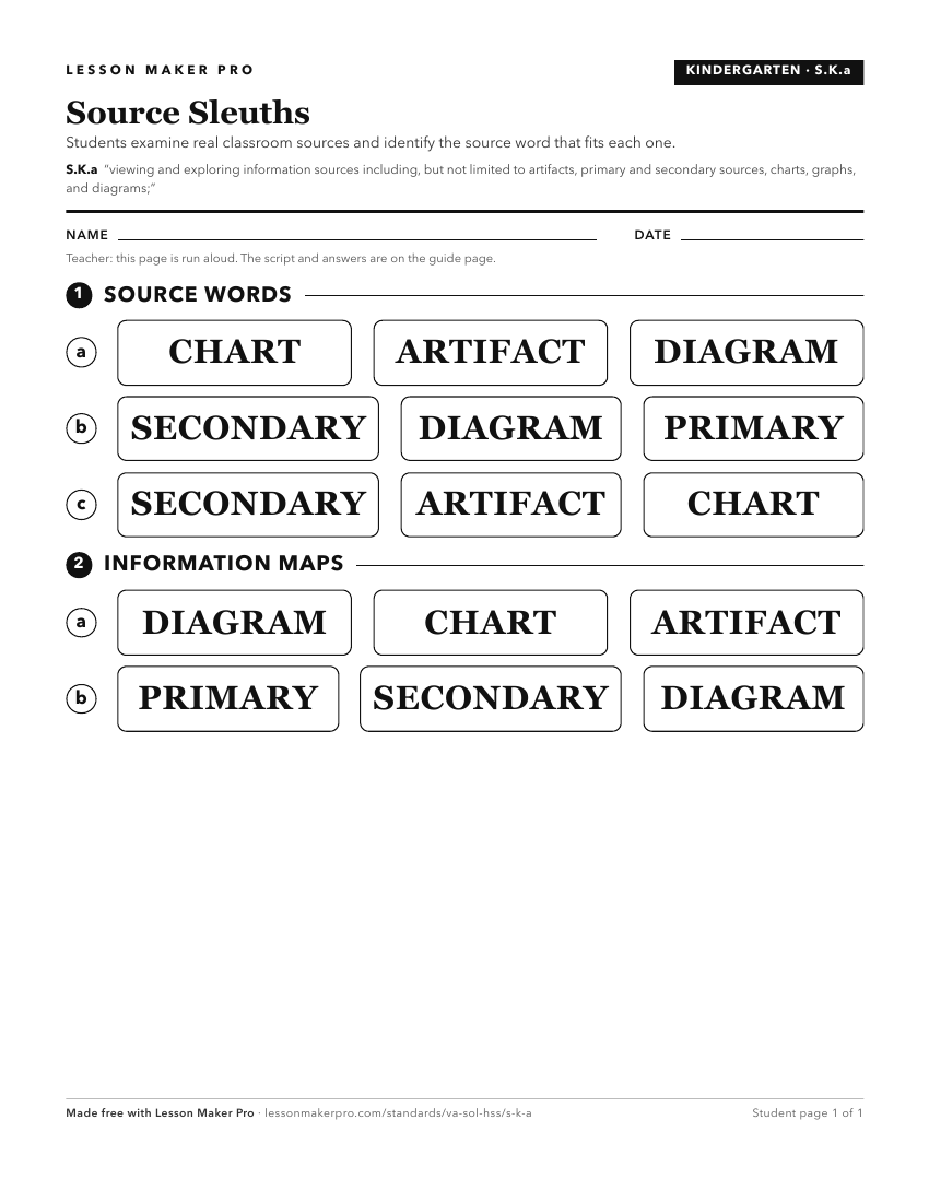 Preview of the S.K.a printable worksheet