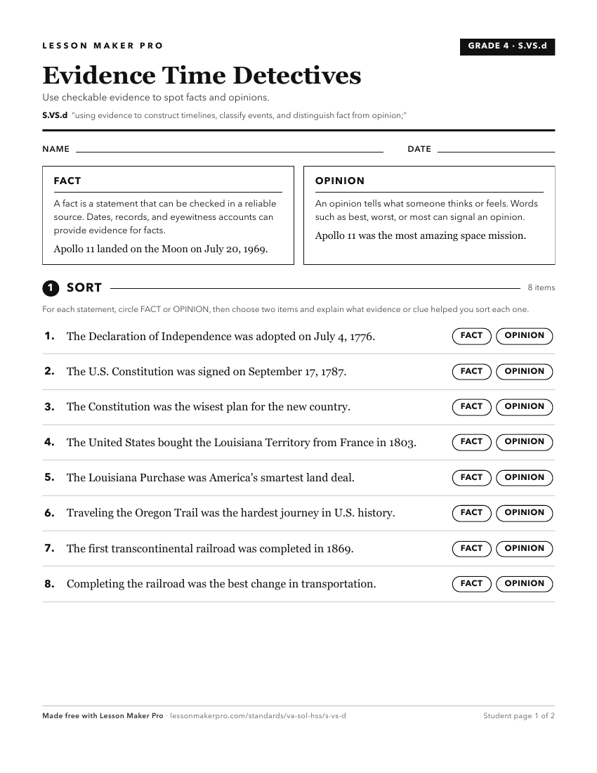 Preview of the S.VS.d printable worksheet