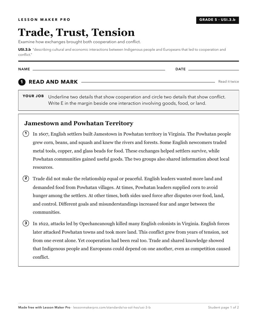 Preview of the USI.3.b printable worksheet