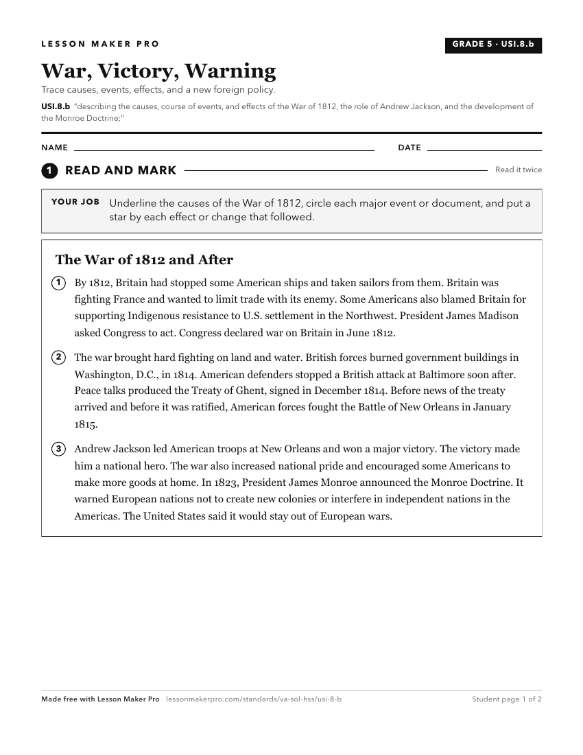 Preview of the USI.8.b printable worksheet