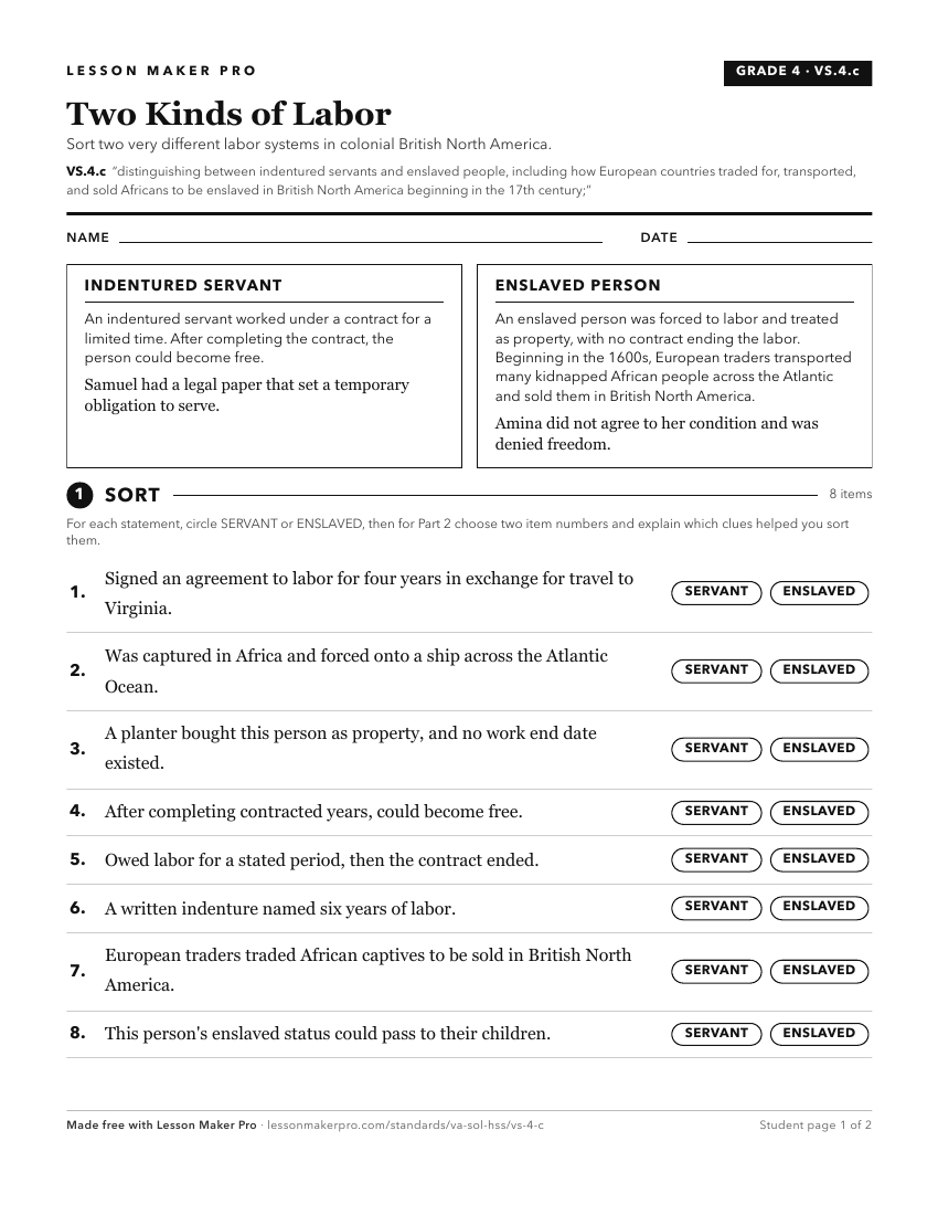 Preview of the VS.4.c printable worksheet
