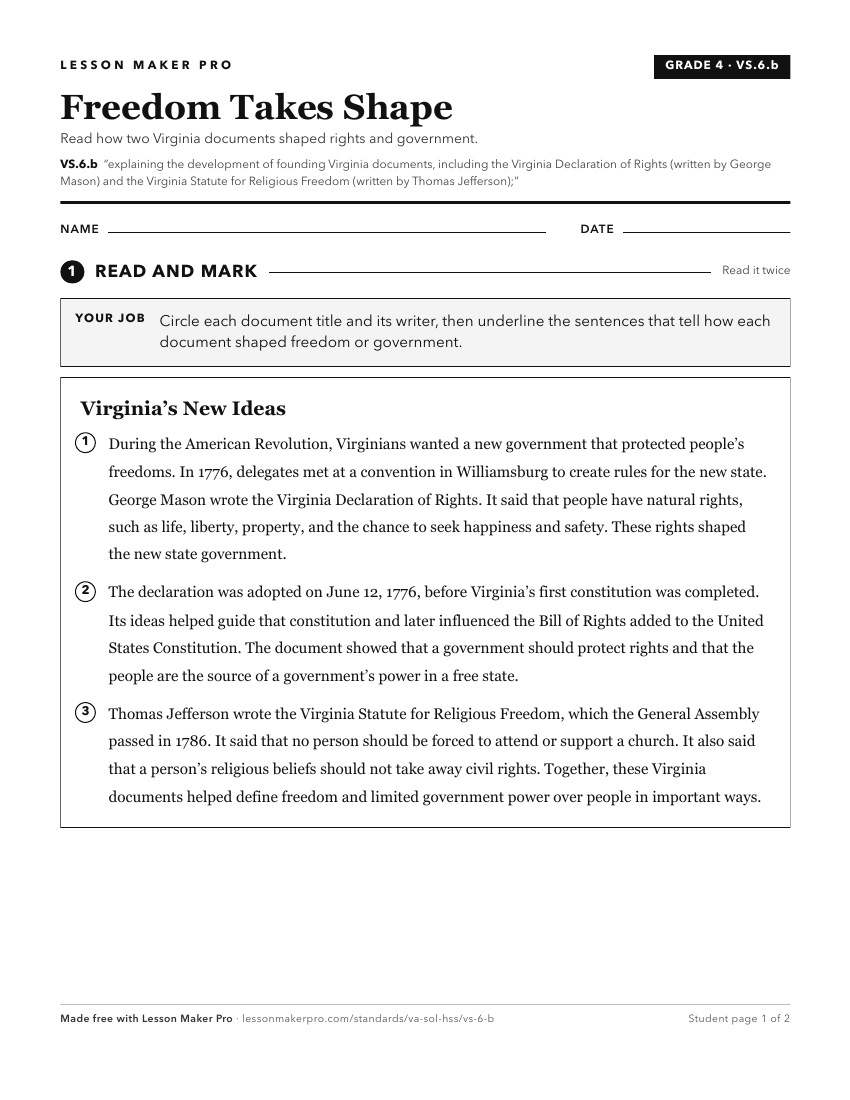 Preview of the VS.6.b printable worksheet