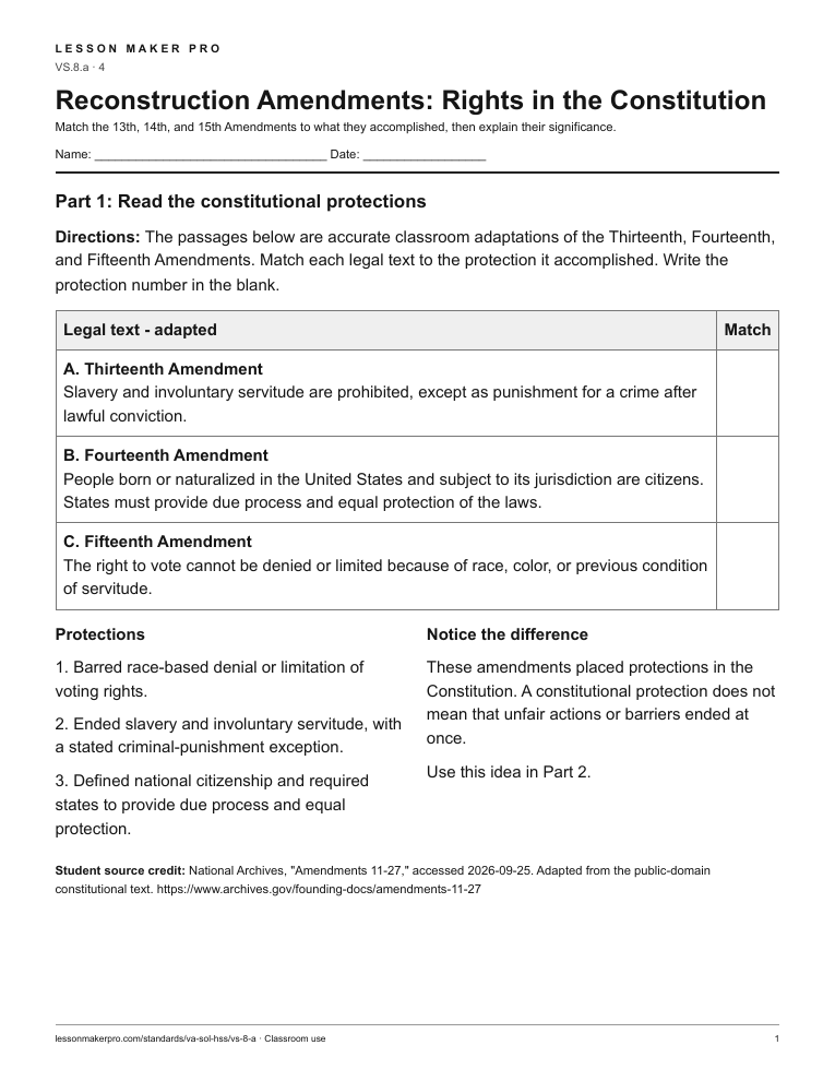 Preview of the VS.8.a printable worksheet