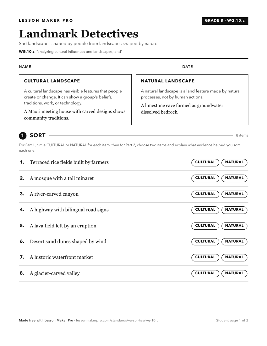 Preview of the WG.10.c printable worksheet