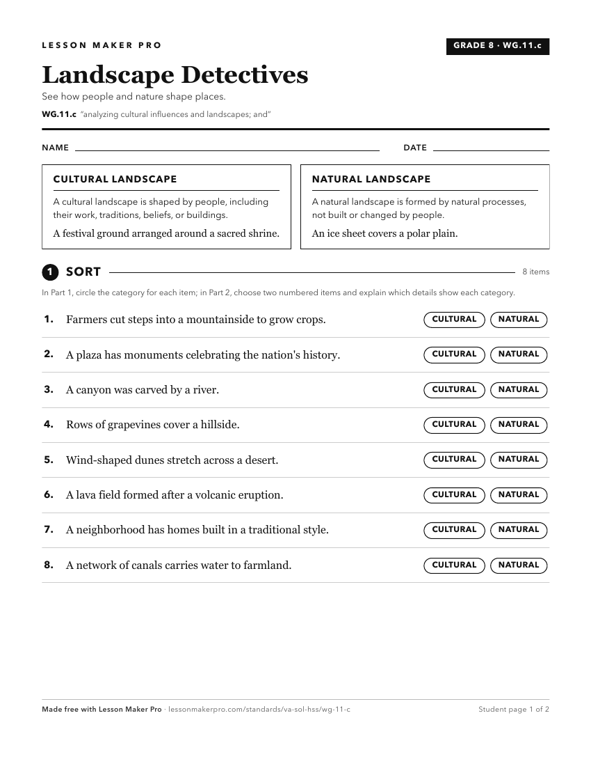 Preview of the WG.11.c printable worksheet