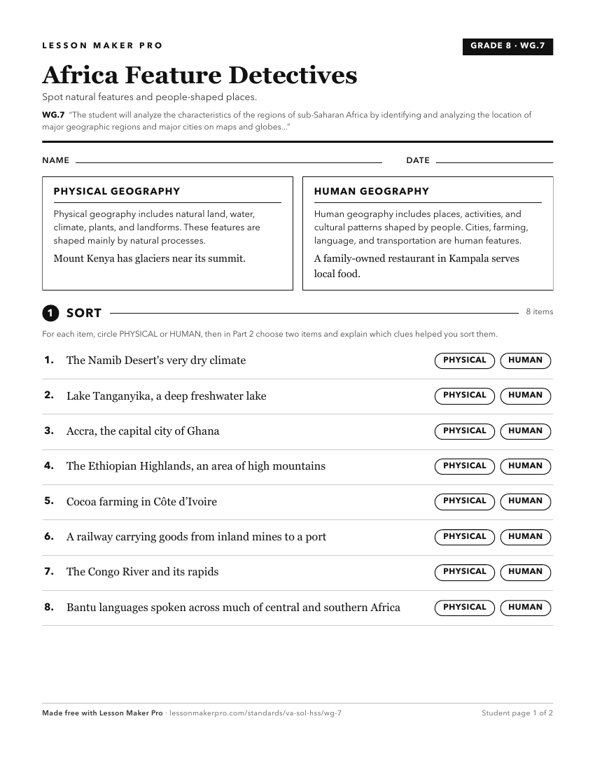 Preview of the WG.7 printable worksheet