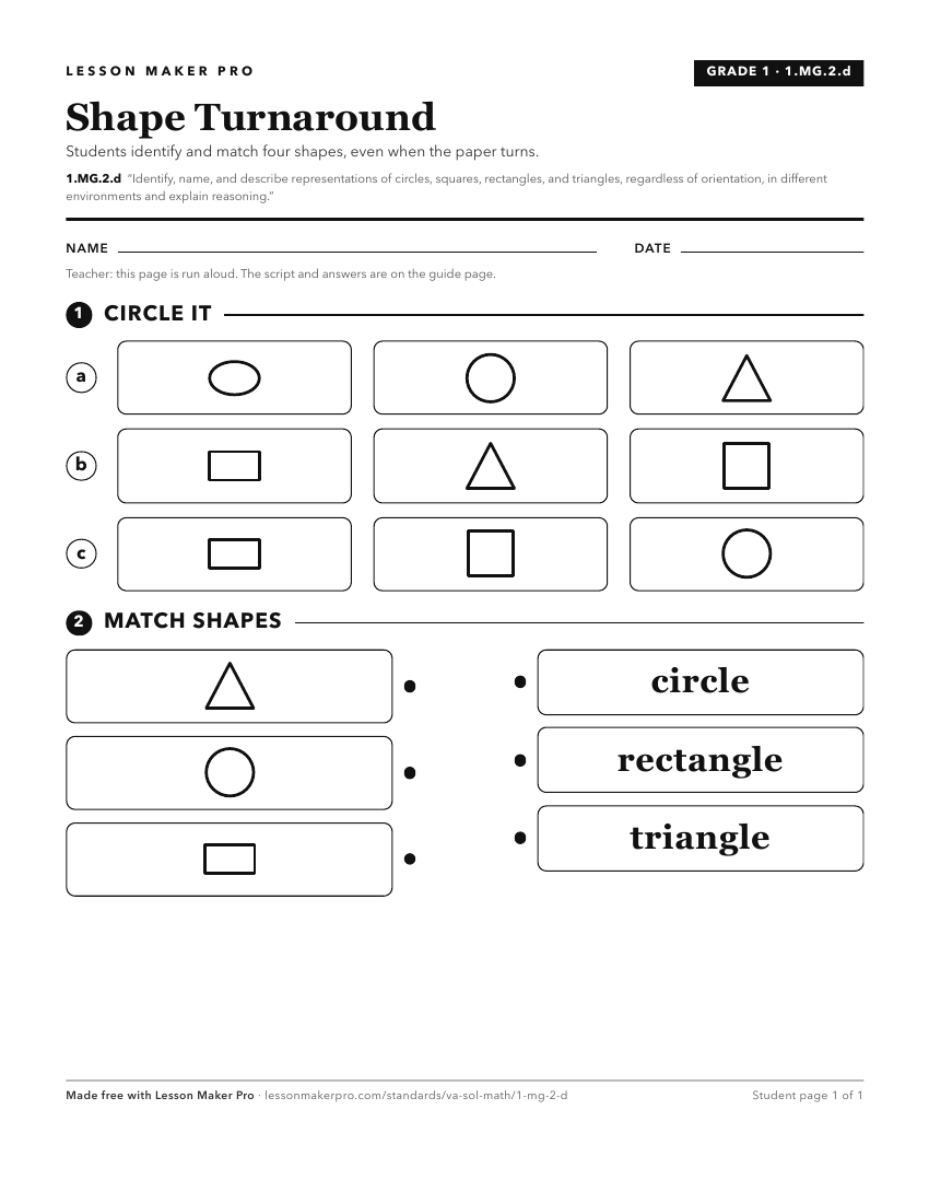 Preview of the 1.MG.2.d printable worksheet