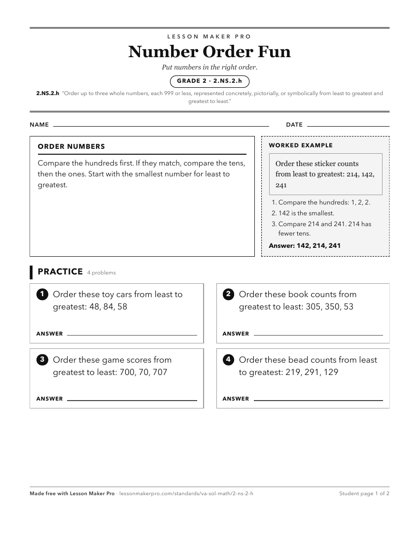 Preview of the 2.NS.2.h printable worksheet