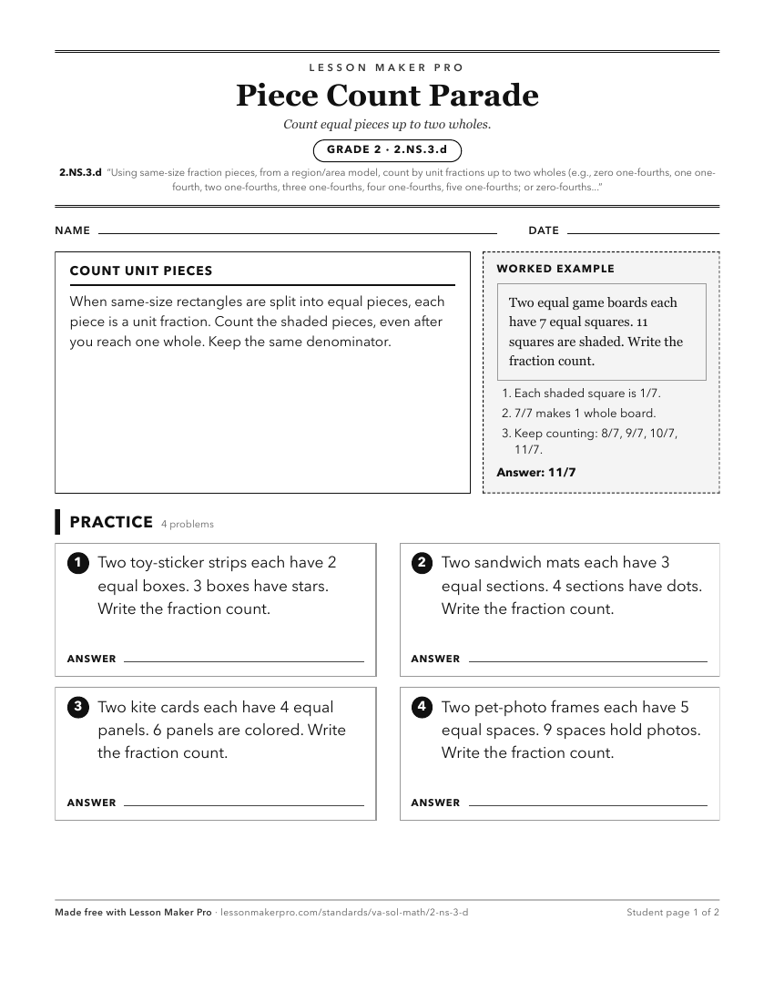 Preview of the 2.NS.3.d printable worksheet