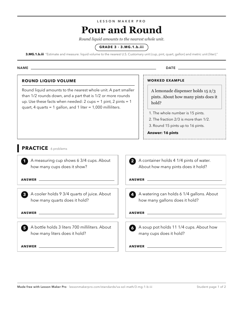 Preview of the 3.MG.1.b.iii printable worksheet
