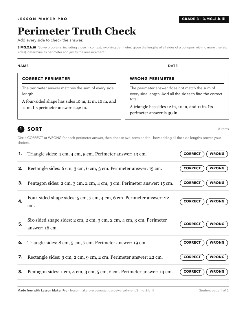 Preview of the 3.MG.2.b.iii printable worksheet