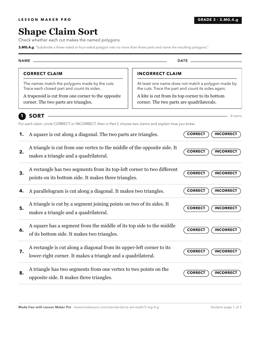 Preview of the 3.MG.4.g printable worksheet