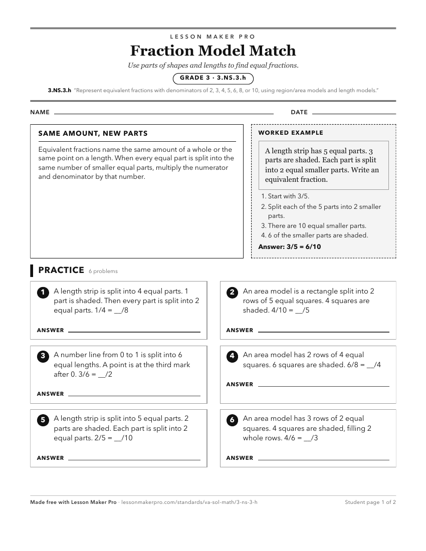Preview of the 3.NS.3.h printable worksheet
