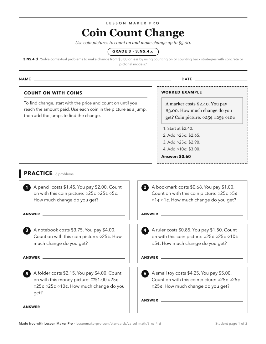 Preview of the 3.NS.4.d printable worksheet