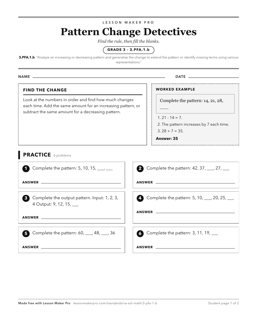 Preview of the 3.PFA.1.b printable worksheet
