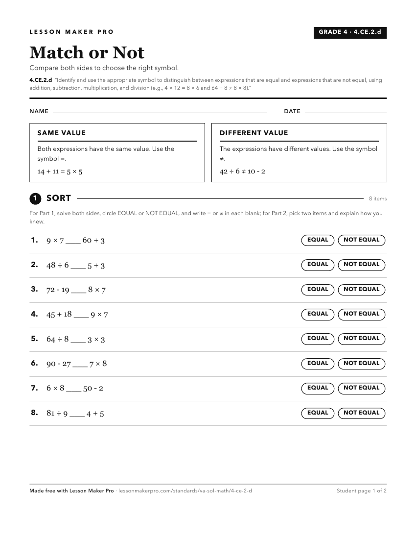 Preview of the 4.CE.2.d printable worksheet