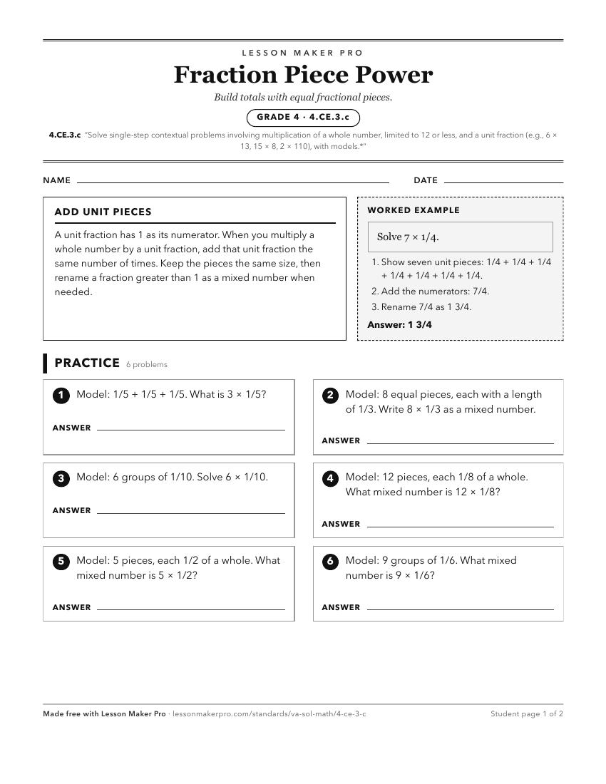 Preview of the 4.CE.3.c printable worksheet