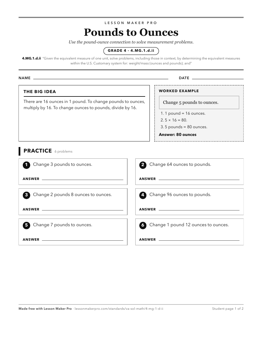 Preview of the 4.MG.1.d.ii printable worksheet