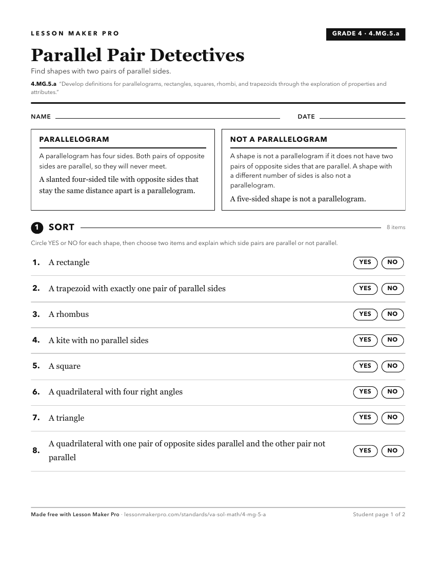Preview of the 4.MG.5.a printable worksheet