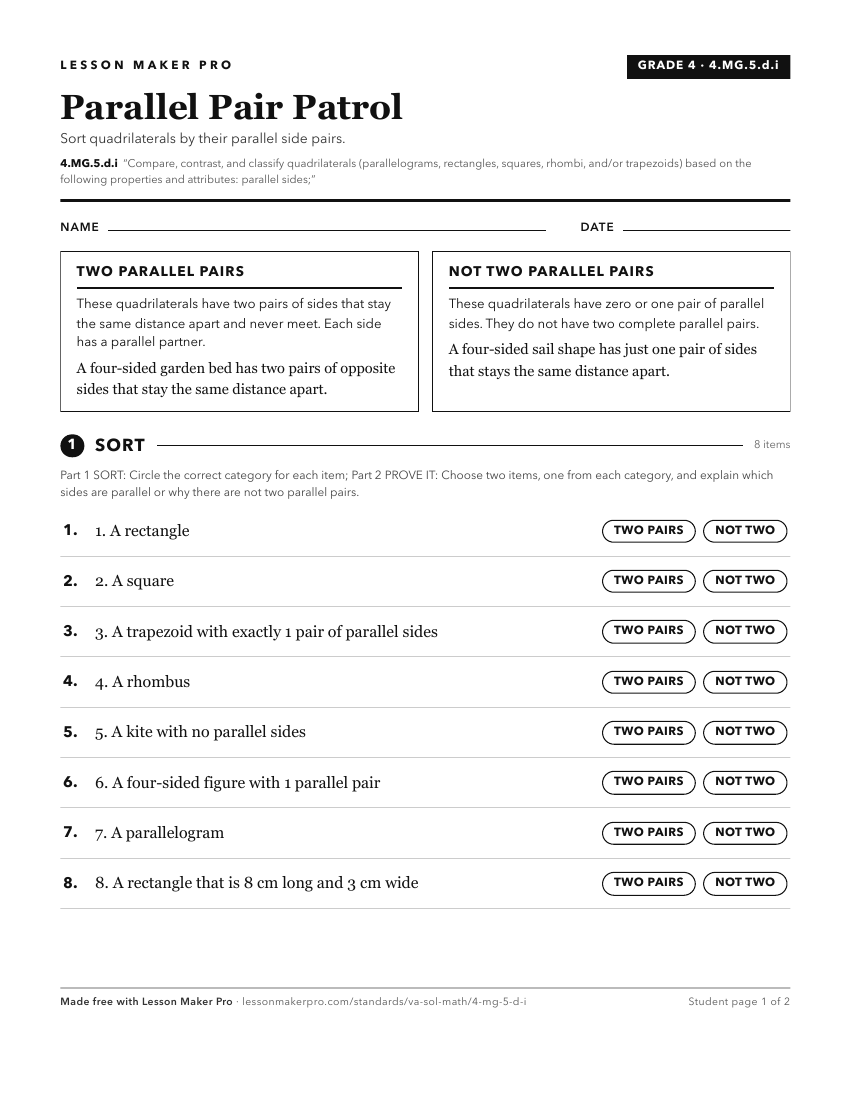 Preview of the 4.MG.5.d.i printable worksheet