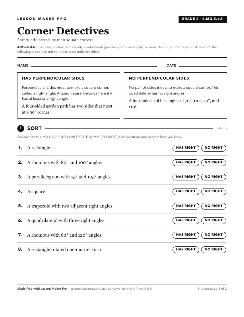 Preview of the 4.MG.5.d.ii printable worksheet