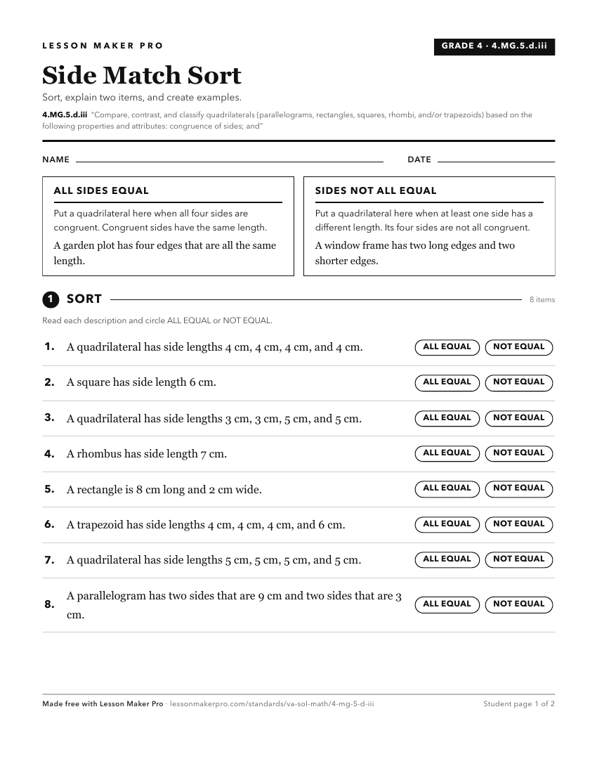 Preview of the 4.MG.5.d.iii printable worksheet