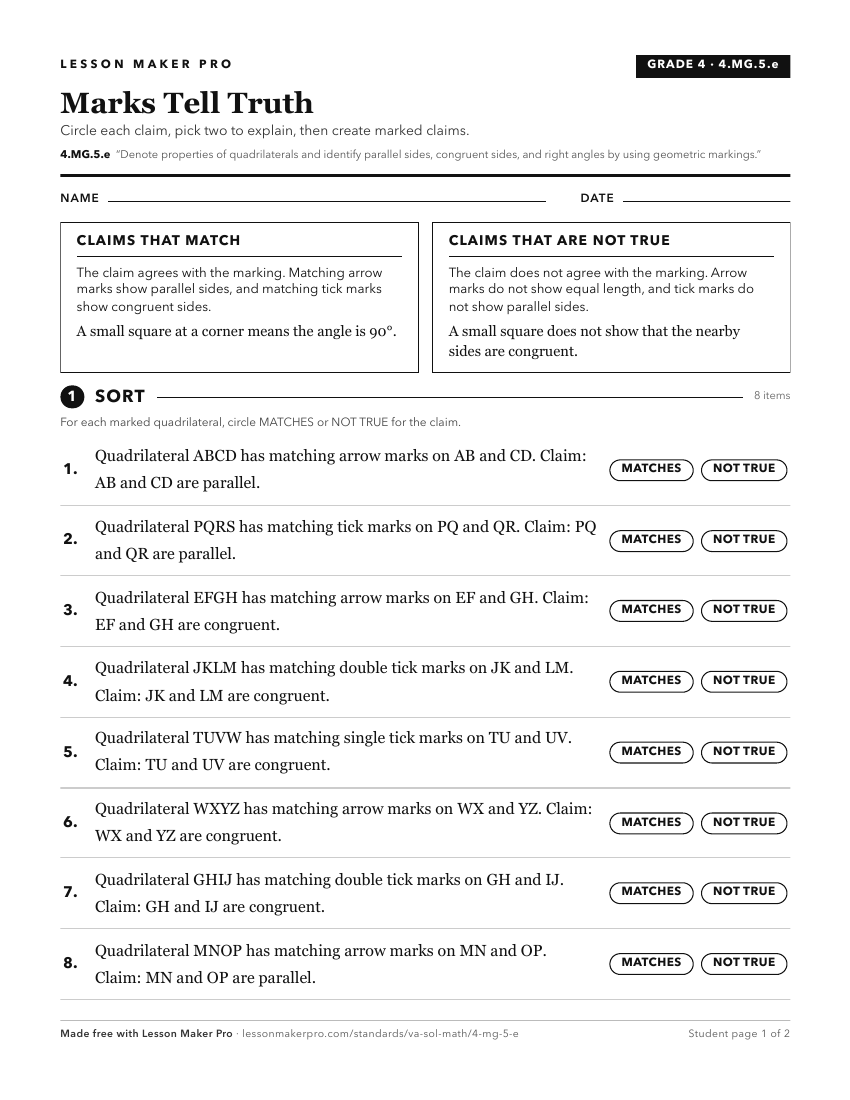 Preview of the 4.MG.5.e printable worksheet