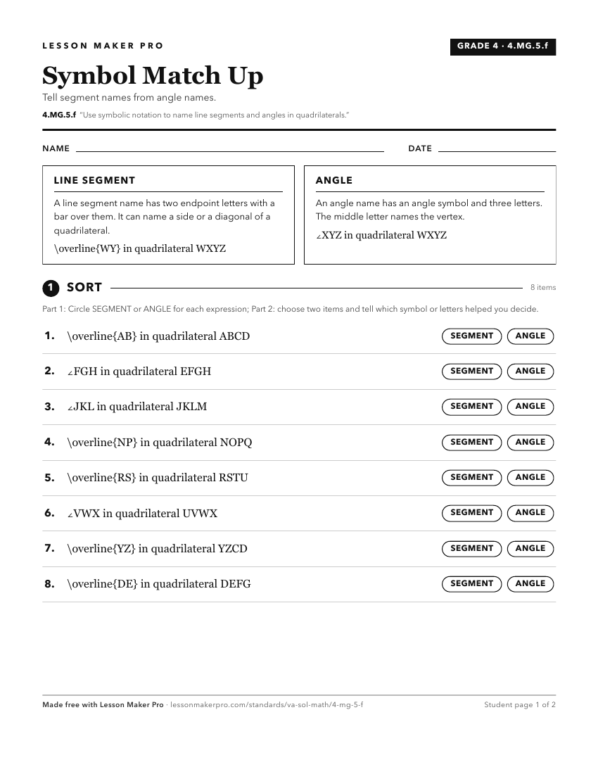 Preview of the 4.MG.5.f printable worksheet