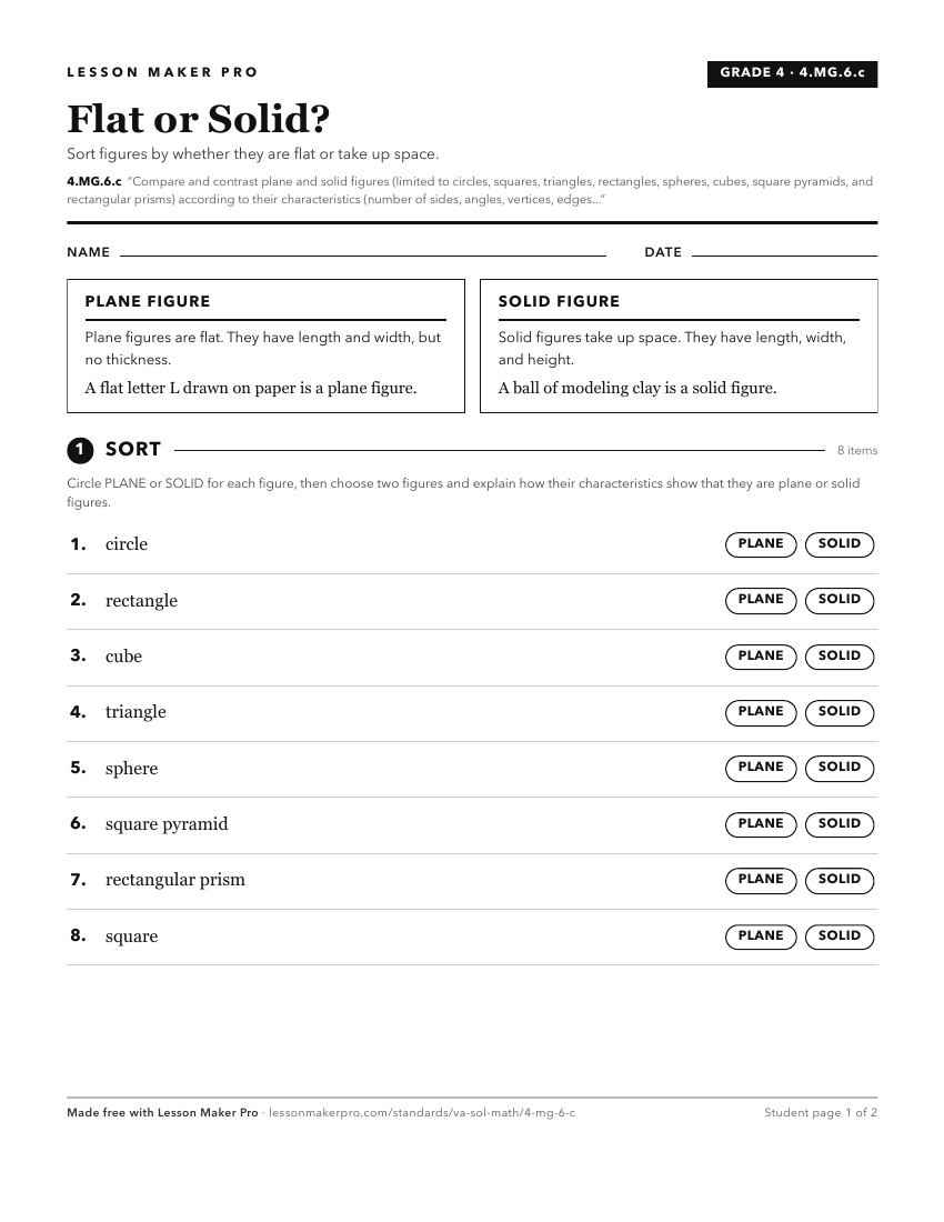 Preview of the 4.MG.6.c printable worksheet