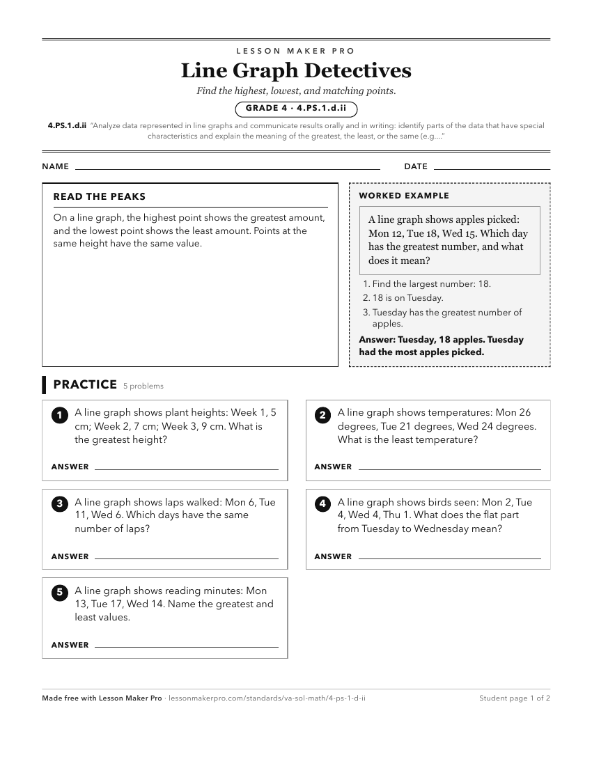 Preview of the 4.PS.1.d.ii printable worksheet