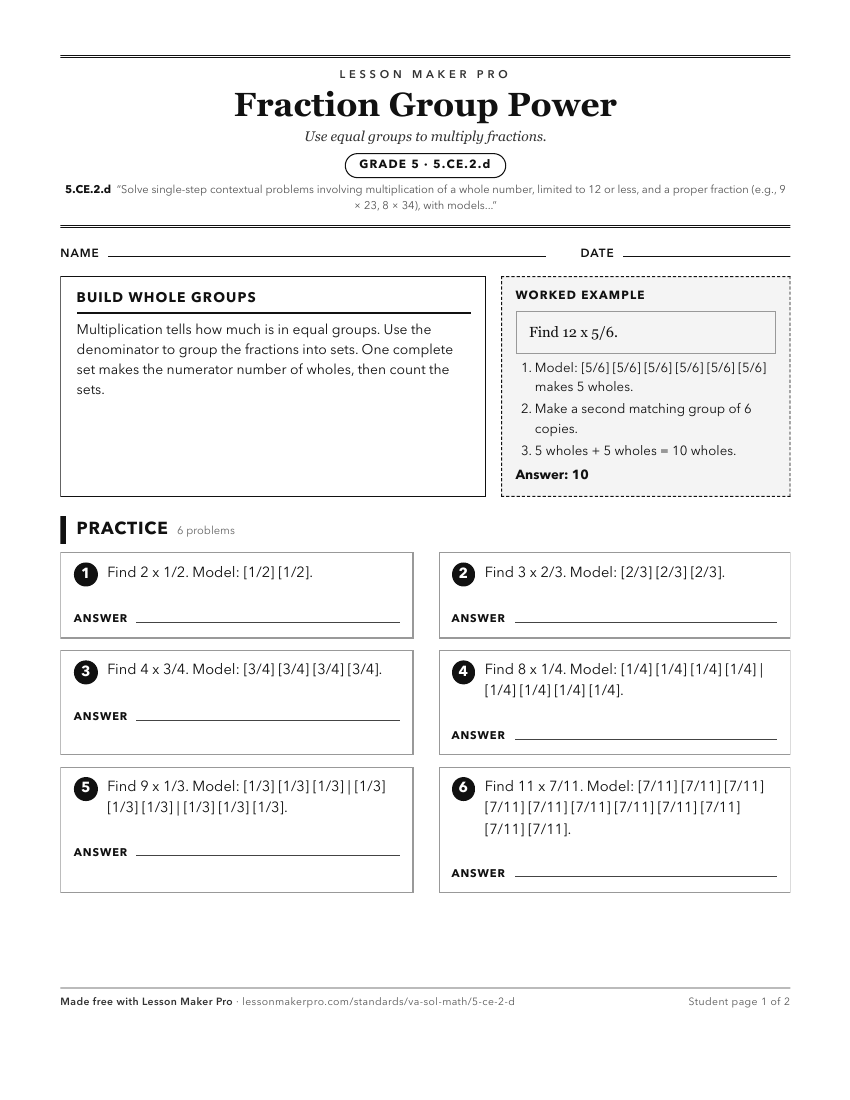 Preview of the 5.CE.2.d printable worksheet
