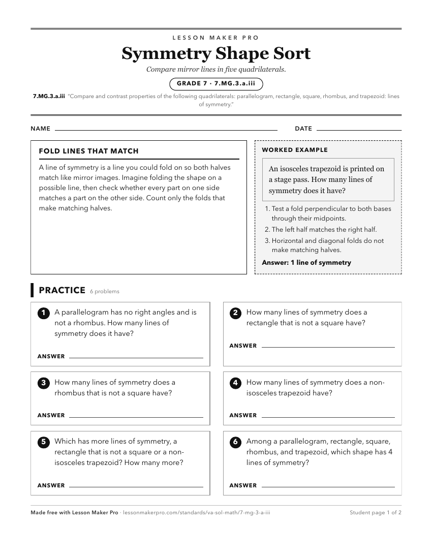 Preview of the 7.MG.3.a.iii printable worksheet
