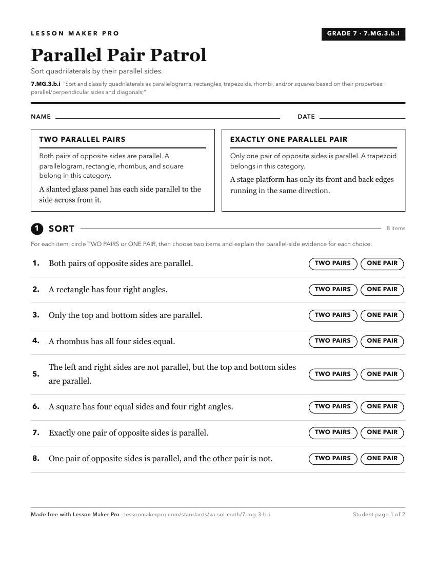 Preview of the 7.MG.3.b.i printable worksheet
