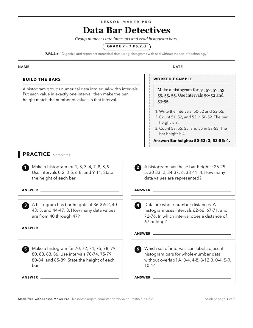 Preview of the 7.PS.2.d printable worksheet