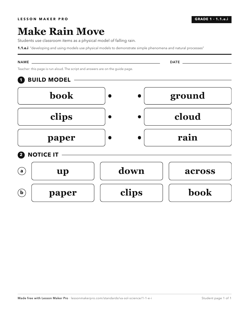 Preview of the 1.1.e.i printable worksheet