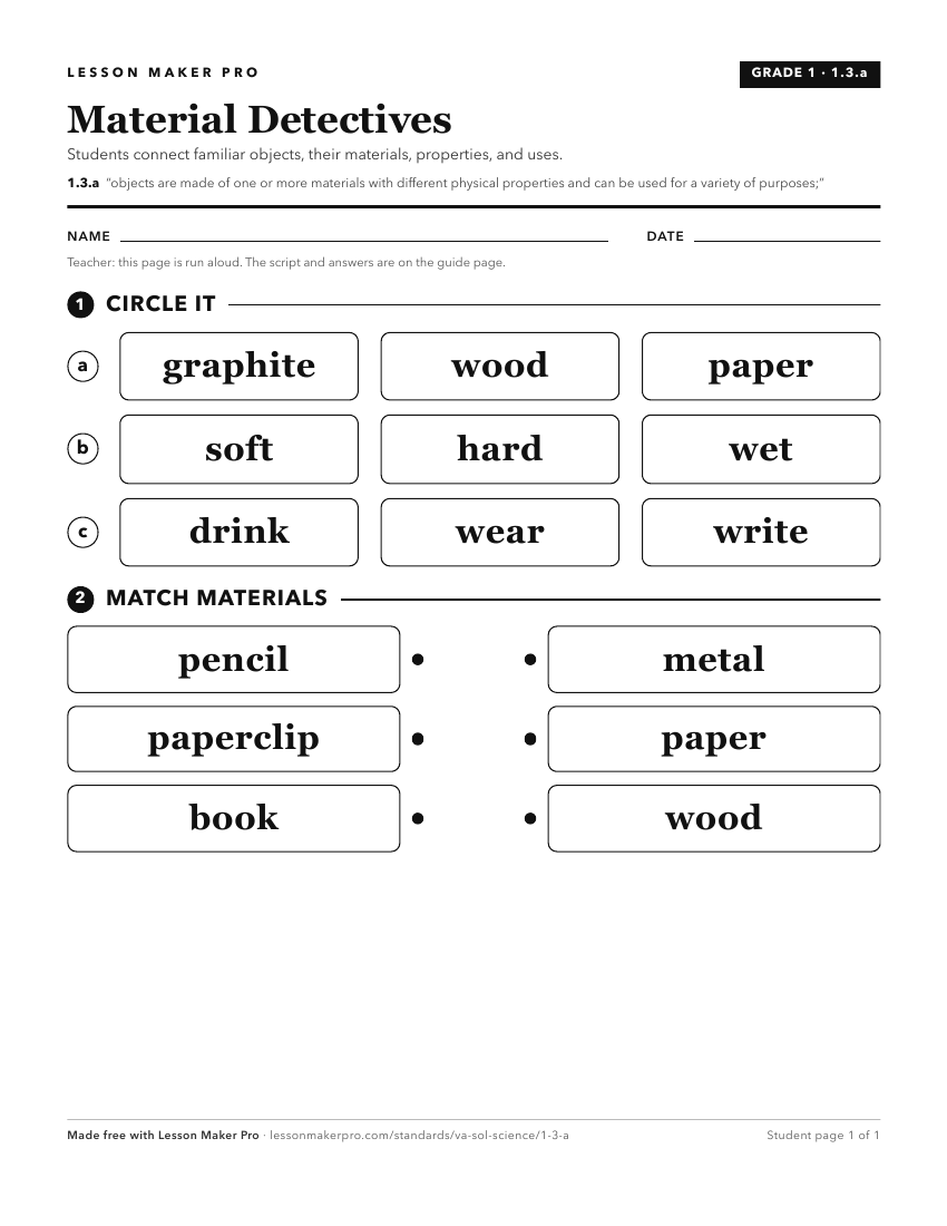 Preview of the 1.3.a printable worksheet