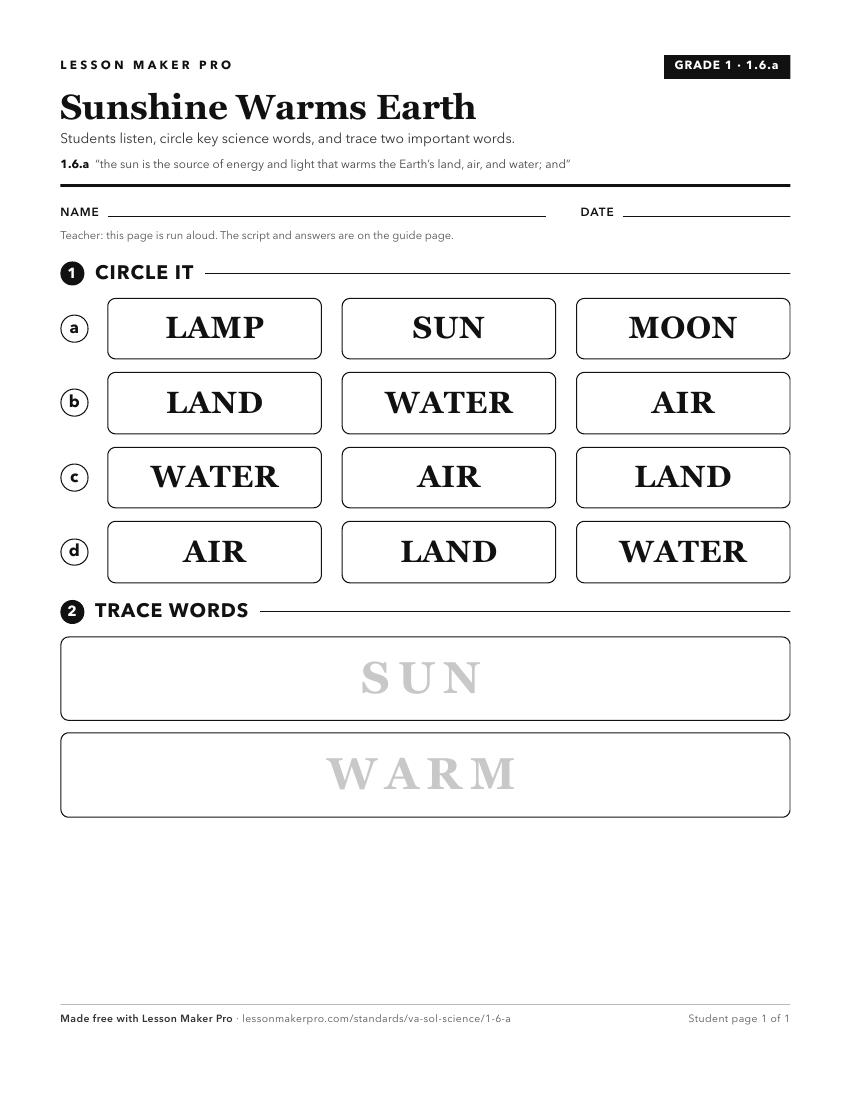 Preview of the 1.6.a printable worksheet