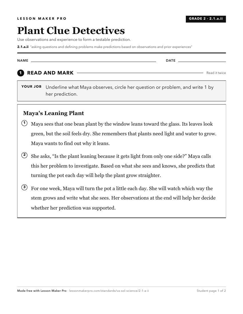 Preview of the 2.1.a.ii printable worksheet