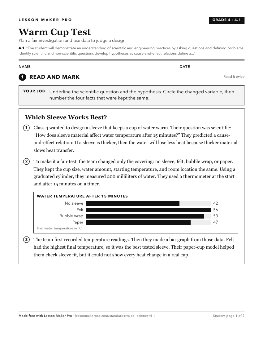 Preview of the 4.1 printable worksheet