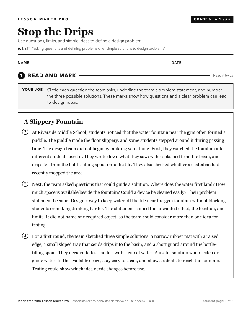 Preview of the 6.1.a.iii printable worksheet