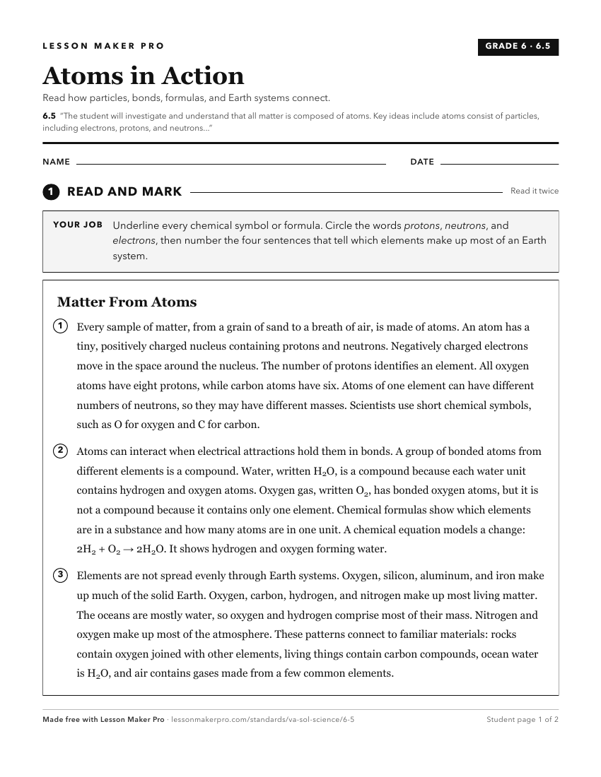 Preview of the 6.5 printable worksheet